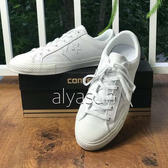 NWT Converse Ctas HI Player OX White M AUTHENTIC - Picture 3 of 8